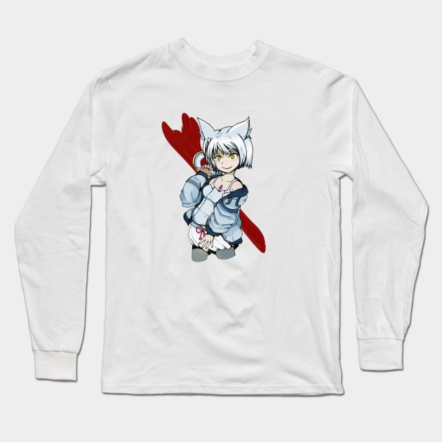 Xenoblade: Mio Long Sleeve T-Shirt by wisdomeel